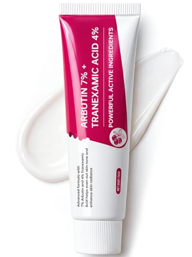 Arbutin 7% + Tranexamic Acid 4% Dark Spot Face Cream (1.76 Ounce)