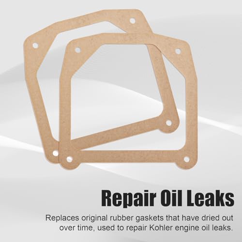 Image of 2pcs Valve Cover Gasket, Stamped Steel Cover Head Gasket Replacement Kit for Kohler 7000 Series Model Engines