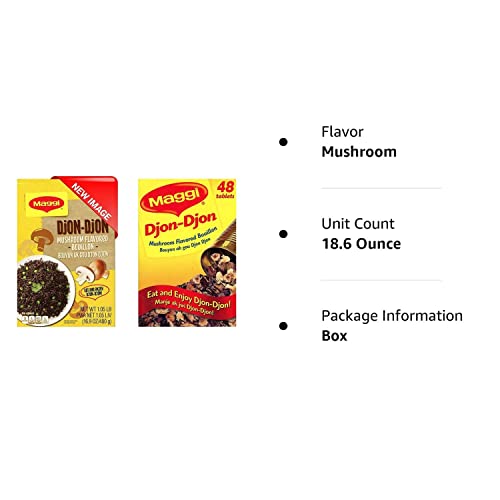 MAGGI Djon Djon bouillon cubes - mushoom flavored 1 box (48 cubes) - Thumbnail 6