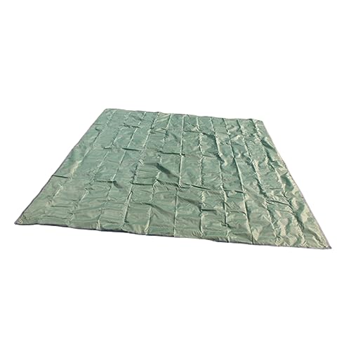 Abaodam Outdoor Canopy Tent Footprint Tarp Groundsheet Mat Multi-use Sunshade Shelter for Camping Picnics and Rain Army Green