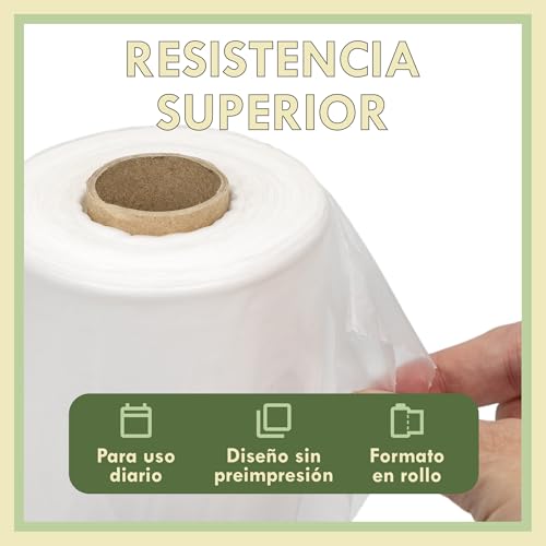 Miniatura 5 de Zenic Rollo Mercado Transparente 30 40cm 1 Kg Sin Dibujo Ni Asas Bolsas De Plástico Resistentes Para Uso Alimentario, Ideal Para Supermercado Hogar Tienda Frutería