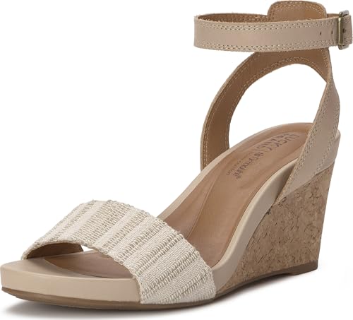 Image of Lucky Brand Lynda Cork Wedge Sandals