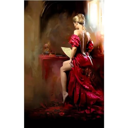 Photo pour salon decor à la maison femme sensuelle prete a suspendre 50x75 cm