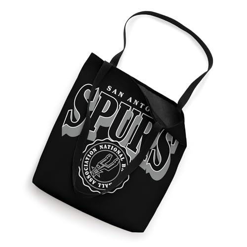 Tote NBA San Antonio Spurs negro y plata miniatura 2