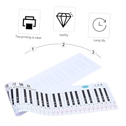 QUMIIRITY 2 Pièces 88 Tableau mural clavier de piano papier de simulation de doigt de piano pianos numériques piano portable piano enfants etiquette autocollante aide au clavier de piano PVC - Les Beatles, Paul McCartney, John Lennon, RIngo Starr, George Harrison QUMIIRITY 2 Pièces 88 Tableau mural clavier de piano papier de simulation de doigt de piano pianos numériques piano portable piano enfants etiquette autocollante aide au clavier de piano PVC – Image 5