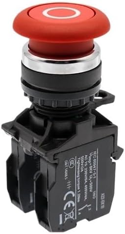 Mushroom Button A22-RP-GN11/K10/K11/K20 Complete Set(A22-RP-GN11/K10)