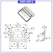 ETURBEV 1pcs 304 Stainless Steel Thickened Folding Handle with Swivel Ring for Industrial Equipment Box Handle(XG01-039-2)
