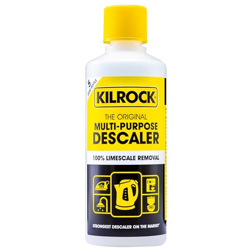 Kilrock Big K Multi-Purpose Descaler 400ml (5 Doses) - Limescale Descaling for Kettles, Shower Heads & Coffee Machines - Biodegradable and Phosphate Free - 100% Limecale Removal