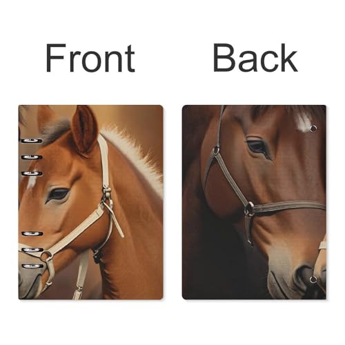 Carnet de notes rechargeable Format A5 Two Horse pour planificateur - 3