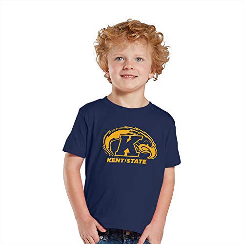 TS02-Kent-State-Golden-Flashes-Primary-Logo-Toddler-T-Shirt-4T-Navy