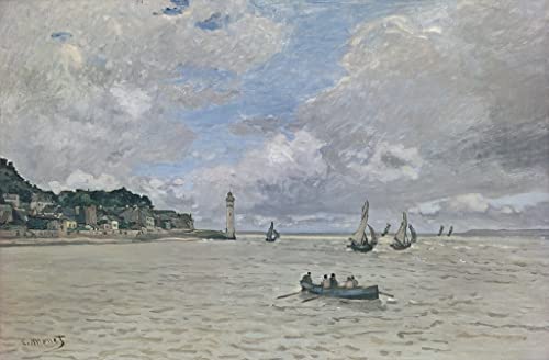 Murales en lienzo de Claude Monet para decorar el salón con elegancia impresionista 60x90cm