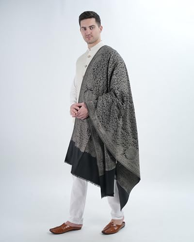 Image of Men's Kashmiri Wool Jamawar Shawl