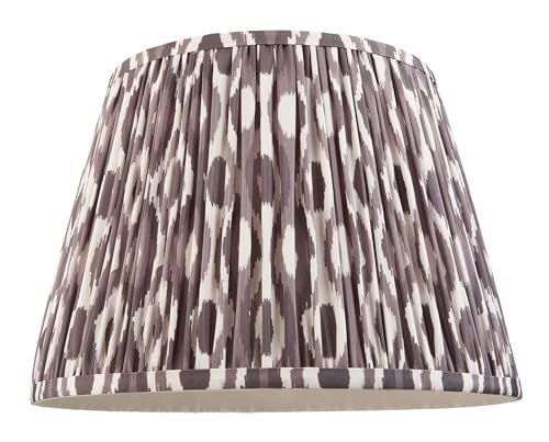Image of Endon 113086 Ikat Light Shade, Grey, 350mm