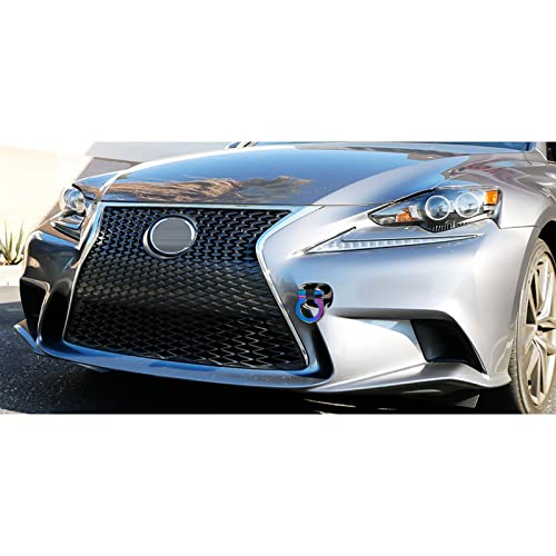 Xotic Tech Jdm Sport Track Racing Style Cnc Aluminum Screw-On Tow Hook Front Rear Bumper Compatible With Lexus Is Ct Rc Gs Ls Gx(Neo) #TOP4