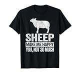 Sheep Lover Funny Sheep Quote Retro T-Shirt