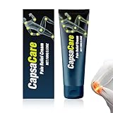 Crema Analgésica para Cuello, Hombros, Articulaciones, Músculos y Espalda, Alivio Suave para Nervios, Absorción Rápida para Masajes Profundos, Con Hojas de Menta y Aceite de Lavanda