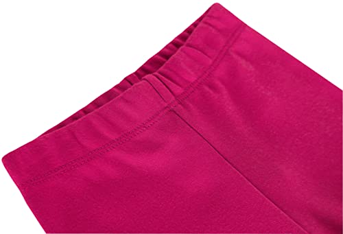 Image of Lilax Girls' Basic Solid Full Length Cotton Soft Leggings
