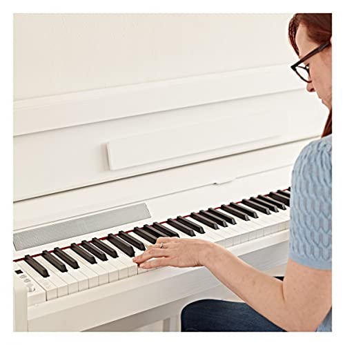 Piano numérique compact à 88 touches avec pédale DP-12 par Gear4music Blanc - Les Beatles, Paul McCartney, John Lennon, RIngo Starr, George Harrison Piano numérique compact à 88 touches avec pédale DP-12 par Gear4music Blanc – Image 6