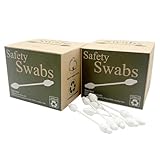 2 Packs Safety Cotton Swabs with Large Tip, Baby Cotton Buds 216pcs