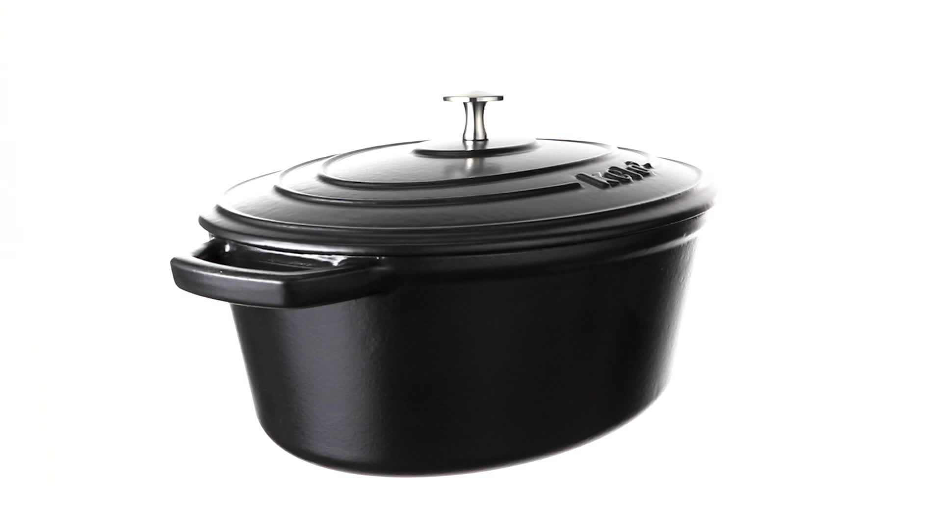 Braadpan, gietijzer, groen, 24 cm online kopen?| Dille & Kamille