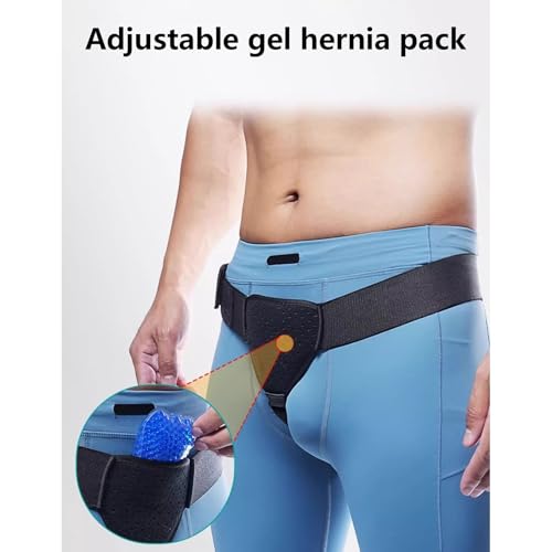 Faja para Hernia Abdominal para Hombre, Soporte Ajustable miniatura 3
