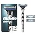 Gillette Match 3 Rasoir avec Recharges, Les 2 recharges et 1 rasoir, 1 kit