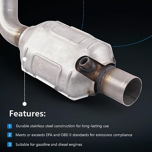 Aumzong Catalytic Converter Compatible with 2004-2008 Ford F150 5.4L V8, Left & Right Set Replace# 44853 44852(EPA Compliant)