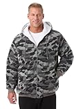 KingSize Men's Big & Tall Explorer Plush Fleece Hoodie