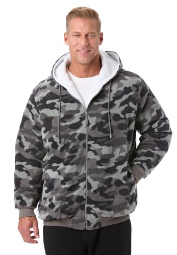 KingSize Men's Big & Tall Explorer Plush Fleece Hoodie