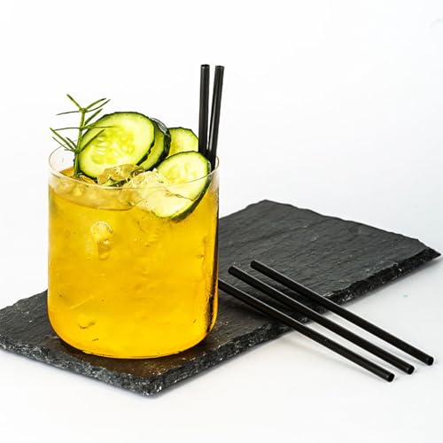 (100 Pack) Reusable Black Straws,9\" High Black Straws,for Family Bars Cafes Restaurants BBQ Parties Celebrations - Thumbnail 4