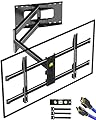 FORGING MOUNT Long Arm TV Mount Full Motion Wall Mount TV Bracket with 43” Extension & Swivel Articulating Arm & Tilt, Fits 42 to 80 Inch Flat/Curve TVs Holds up to 110 lbs, VESA 600x400mm Compatible