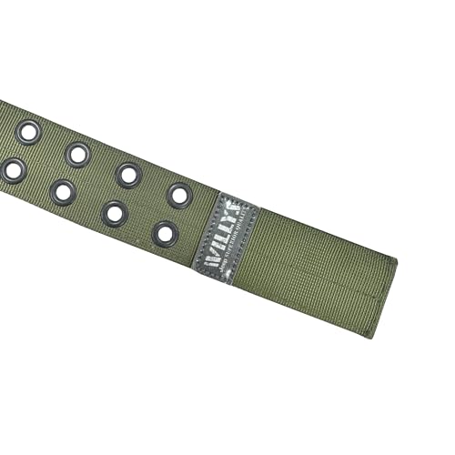 Jeep Willy’s Edition Adjustable Dog Collar (Rugged Green) Durable Canvas Material - Heavy-Duty Collar Design - Includes Metal D-Ring (Large) by Jeep - Image 5