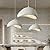 SUSUO 19.6" Wabi Sabi Pendant Lights Kitchen Island Lighting Fixture Ceiling Mount White Modern Japanese Lamp for Dining Living Room Hallway Bedroom Restaurant