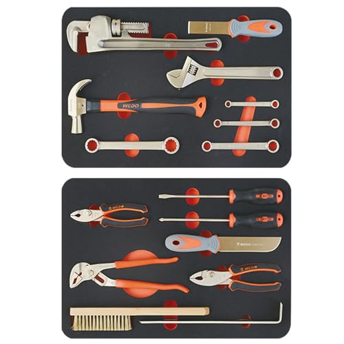 Set de herramientas antichispa WEDO 16 piezas