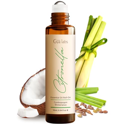 Gya Labs Citronella Roll On, aceite de perfume de citronela para mujer