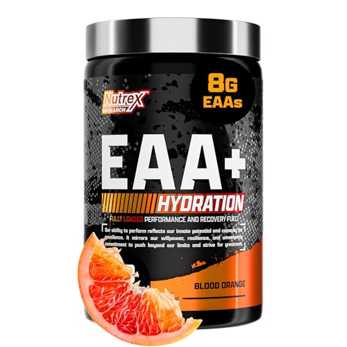 Nutrex Research EAA Hydration | EAAs + BCAAs Powder | Muscle Recovery, Strength, Muscle Building,