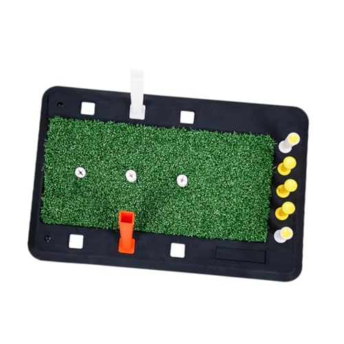 Yiju Golf Hitting Mat Golf Swing Training Aid Improve Accuracy Putting Matt for Indoor Portable Golf Practice Mat for Men