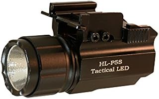 Aimkon HiLight P5S 500 Lumen Sub-compact Pistol LED Strobe Flashlight for with Weaver