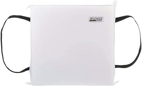 Miniatura 2 de Seachoice Cojín de flotación de espuma marina de emergencia, cuadrado, 15 pulgadas x 15 pulgadas, color blanco