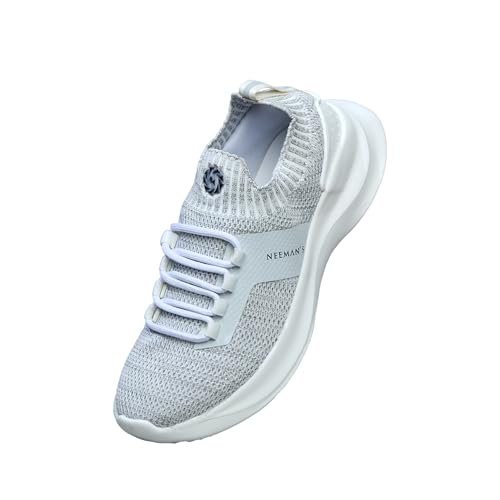 Image of Neeman's Fuse Knit Sneakers for Men & Women | Breathable Knit Upper, Supportive Heel Counter & Lightweight Cushioned EVA Sole | Everyday Walking, Travel & Casual Comfort Shoes