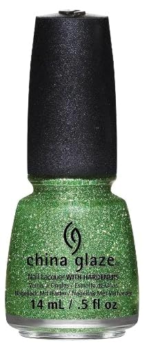 China Glaze Esmalte de uñas con endurecedores   Efecto del brillo 3D   This Is Tree mendous, 1er Pack (1 x 14 ml)