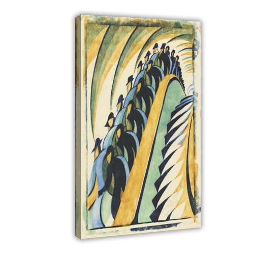 Cyril Power Whence And Whither poster grand format pour sublimer un salon contemporain