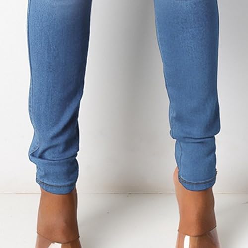 Women's Skinny Stretch Butt Lifting Denim Pants High Rise Skinny Stretch Jean Slim Fit Slimming Pencil Jeans4