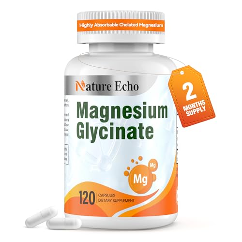 Magnesium Glycinate 1000mg - High Absorption Chela...