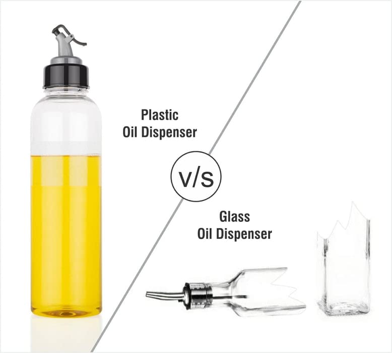 Image of 1L Oil Dispenser with Lid & Drip-Free Spout