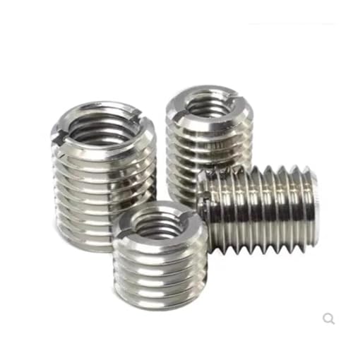 5-10�� M2-M6 304�X�e�����X�| �X���b�g�t�� �����O�� �Z���t�^�b�s���O�˂��C���T�[�g�A�_�v�^�[�˂��i�b�g �X���[�u�R���o�[�^�[�i�b�g(Length 10mm,M4-M6 (5pcs))