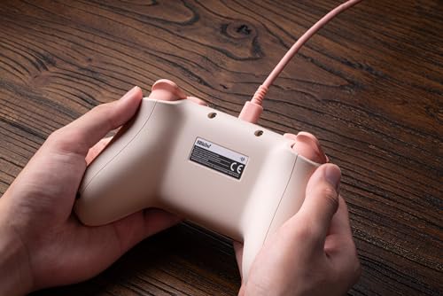 8Bitdo Ultimate 2C Trådbunden Kontroller för PC och Android (Peach)