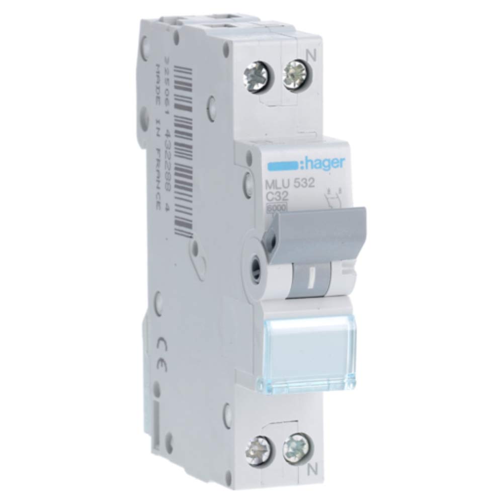 Disjoncteur 32A magnétothermique ML protection circuit cuisine et maison