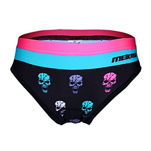 Monkeyjack Roupa íntima feminina para meninas 3D acolchoada para ciclismo estilo estrela shorts esti