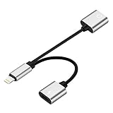 XSYFAFA Heahphone Earphone Audio Adapter Chargers Cables Dongle Music Convertor Replacement for iPhone iPhone 7/7Plus iPhone 8/8Plus iPhone X/10 Support iOS11 or Later -Silver white